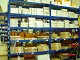 Example of shelving racks