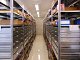 Example of shelving racks