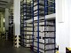 Example of shelving racks
