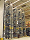 Example of shelving racks