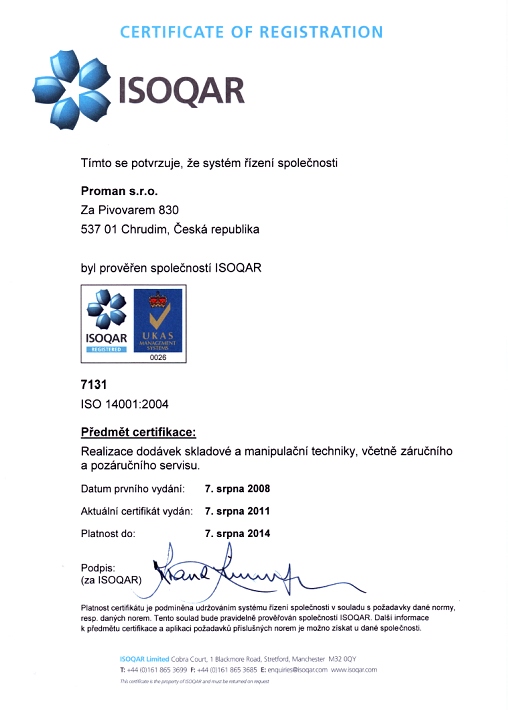 Certificates ISO 9001 2000 0