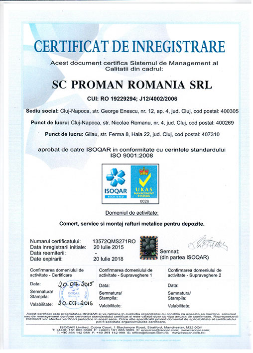 ISO 9001 PromanRomania