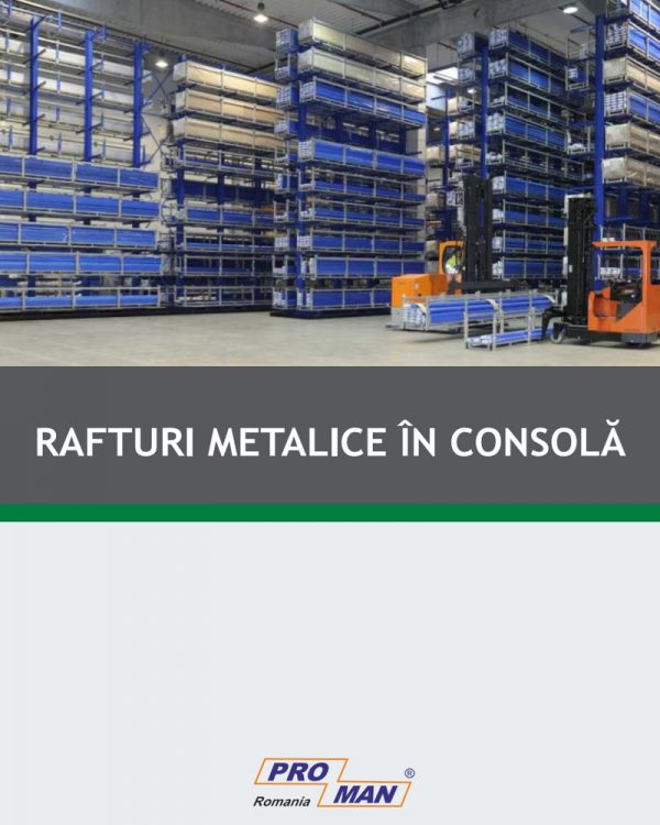 Rafturi metalice in consola profesionale