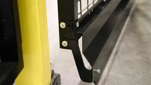 axelent kickplate for doors close up